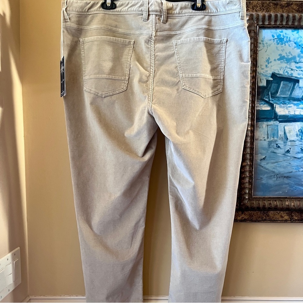 🆕 XXL Tommy Bahama Indigo Palms 5 Pocket Corduroy Pants Khaki Beige Retail $198 - Picture 5 of 10